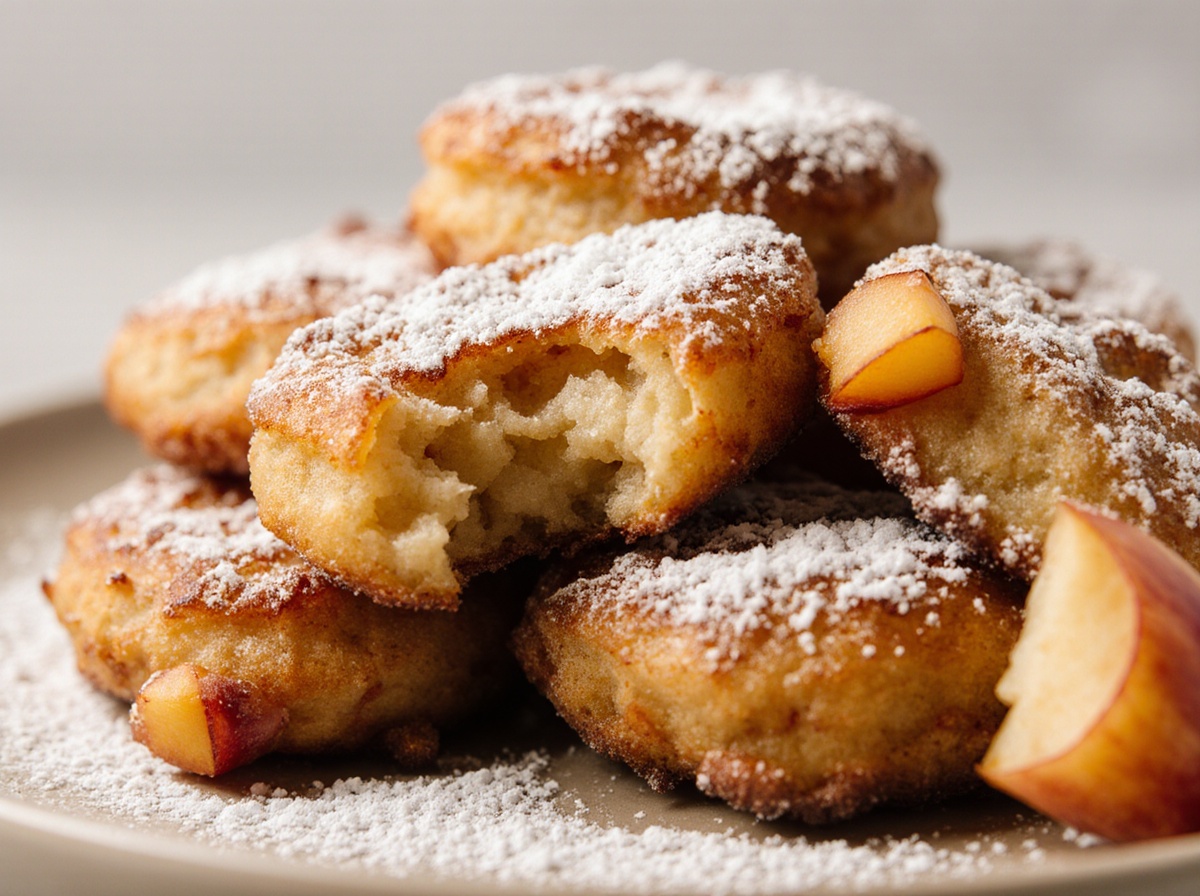 Leckere Apfelkrapfen aus der Heißluftfritteuse, perfekt für jeden Anlass.