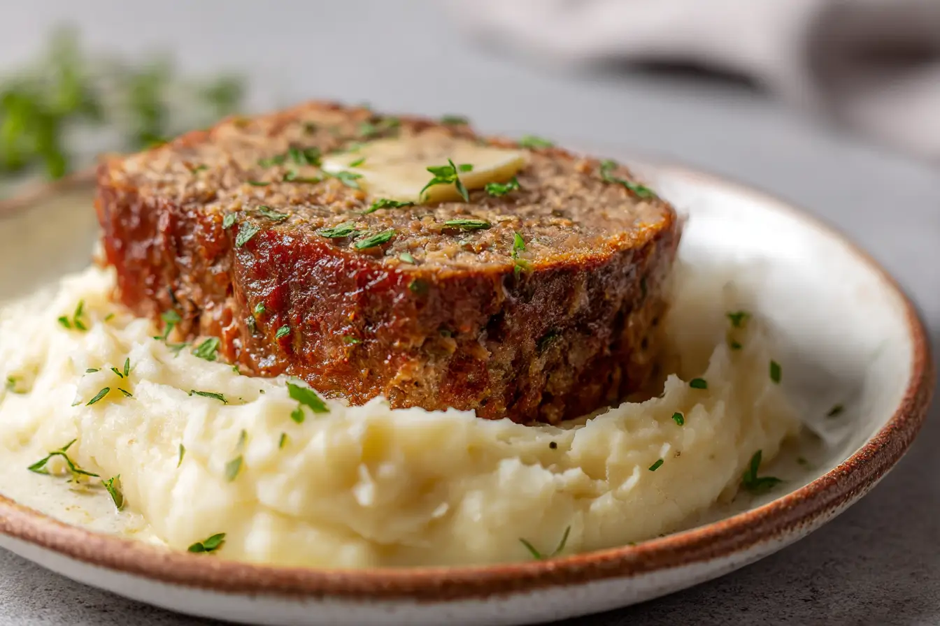 Saftiger Hackbraten aus der Heißluftfritteuse, ideal für gesunde Mahlzeiten.