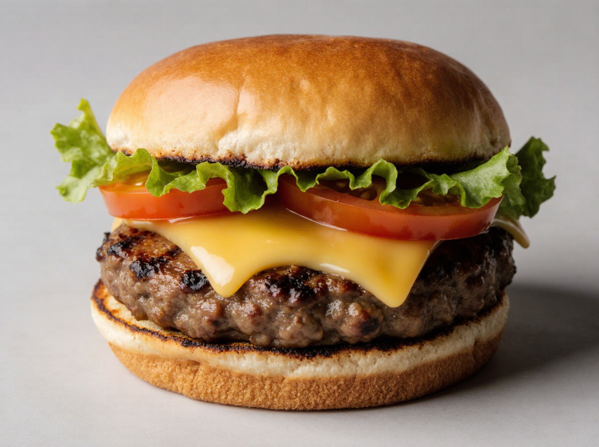 Saftiger Hamburger im Airfryer für die perfekte Grillzeit.
