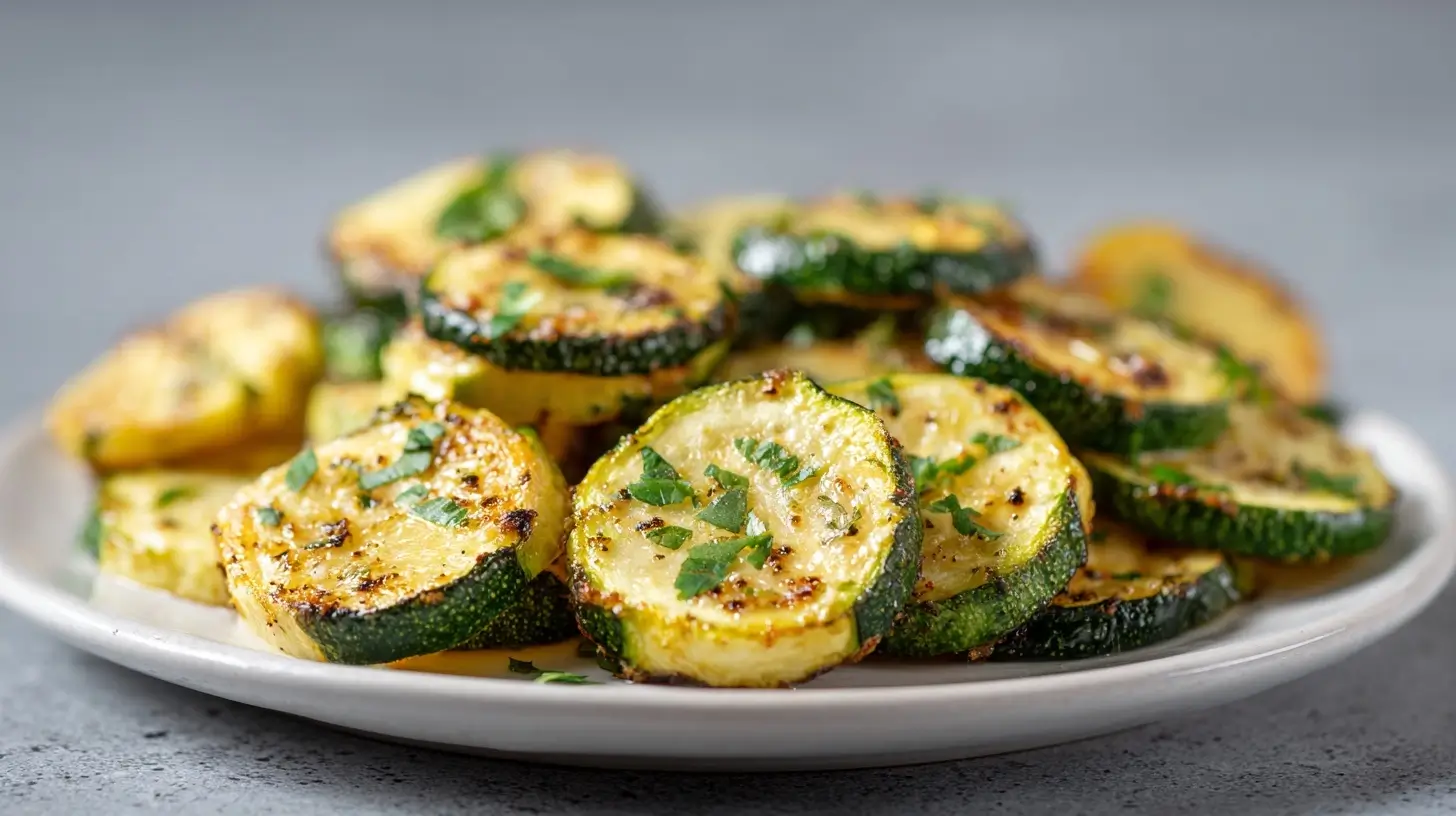 Leckere Zucchini aus der Heißluftfritteuse, knusprig und gesund für jeden Anlass.