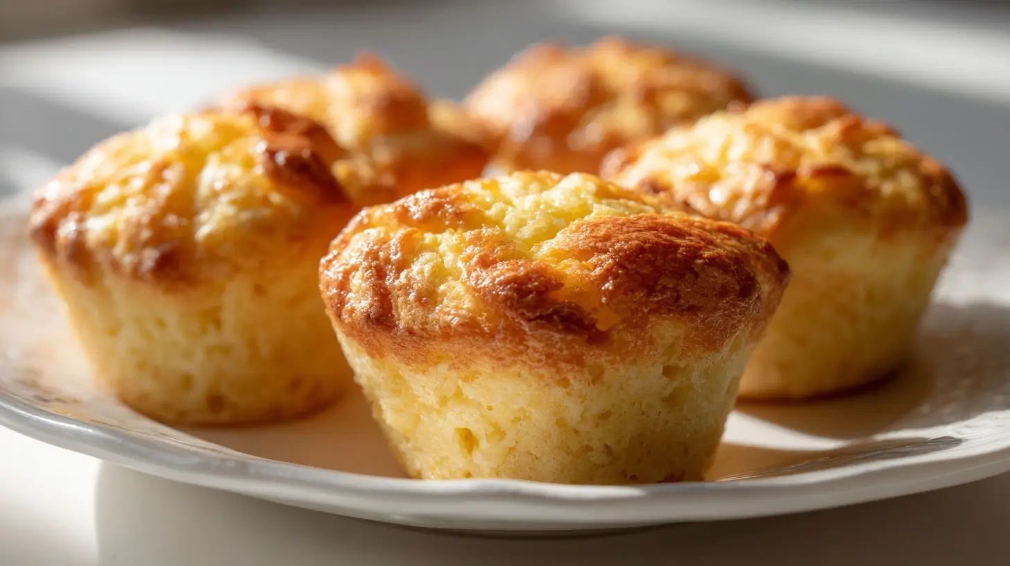 Leckere Eierlikör-Muffins aus der Heißluftfritteuse, perfekt für süße Naschkatzen.