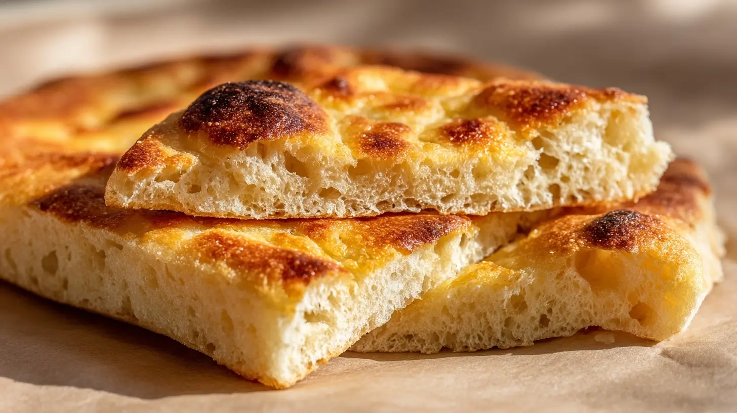 Delikates Fladenbrot, frisch gebacken in der Heißluftfritteuse, perfekt für jeden Snack.