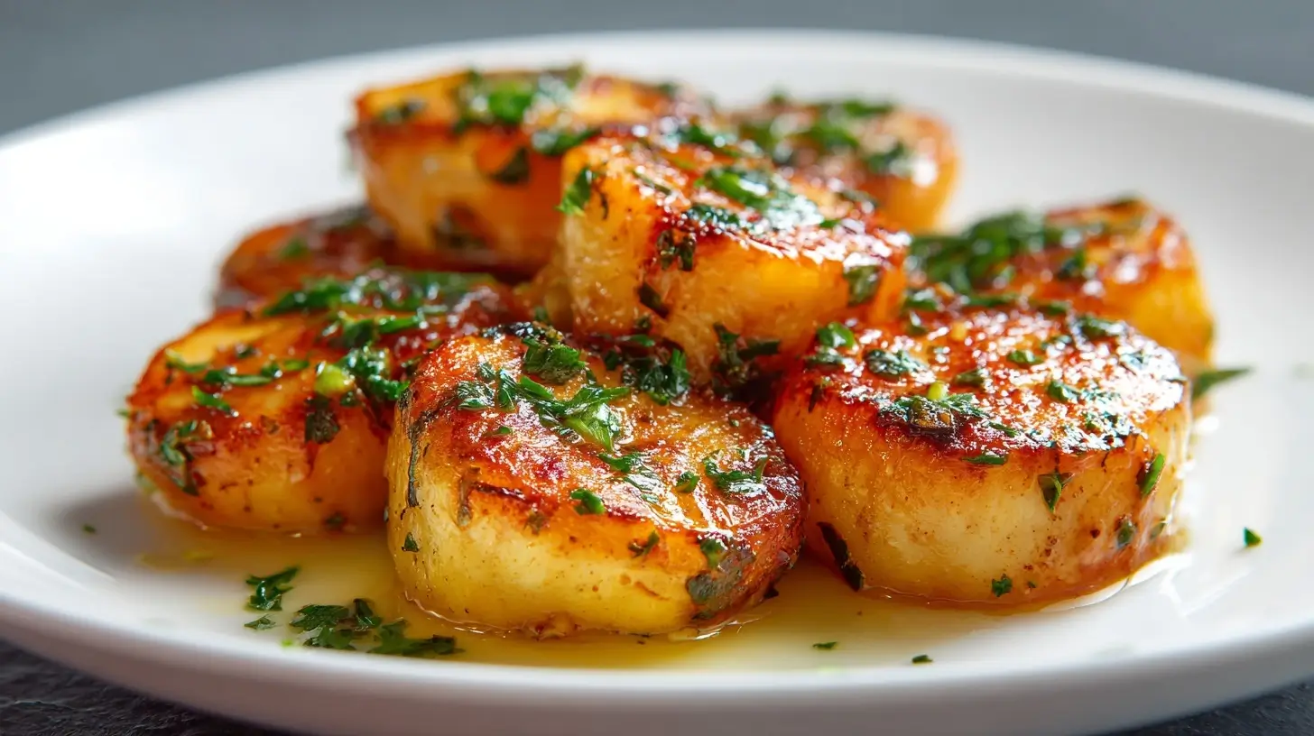 Leckere Gemüse-Medaillons aus der Heißluftfritteuse, perfekt für eine gesunde Mahlzeit.