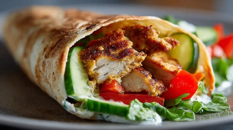 Delikater und knuspriger Backpapier-Döner, zubereitet im Airfryer für die perfekte Mahlzeit.