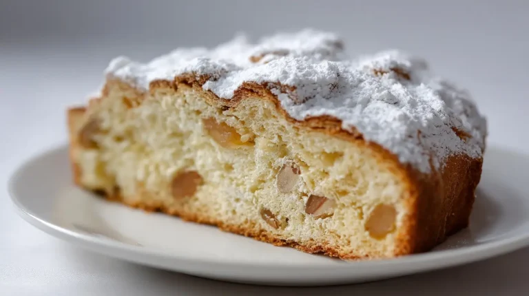 Leckerer Marzipan-Stollen, perfekt zubereitet im Airfryer für ein saftiges Erlebnis.
