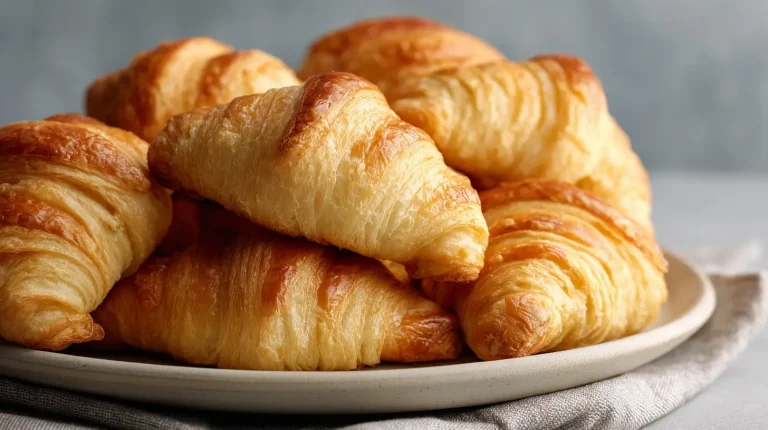Perfekte Mini-Croissants aus der Heißluftfritteuse, warm und knusprig.