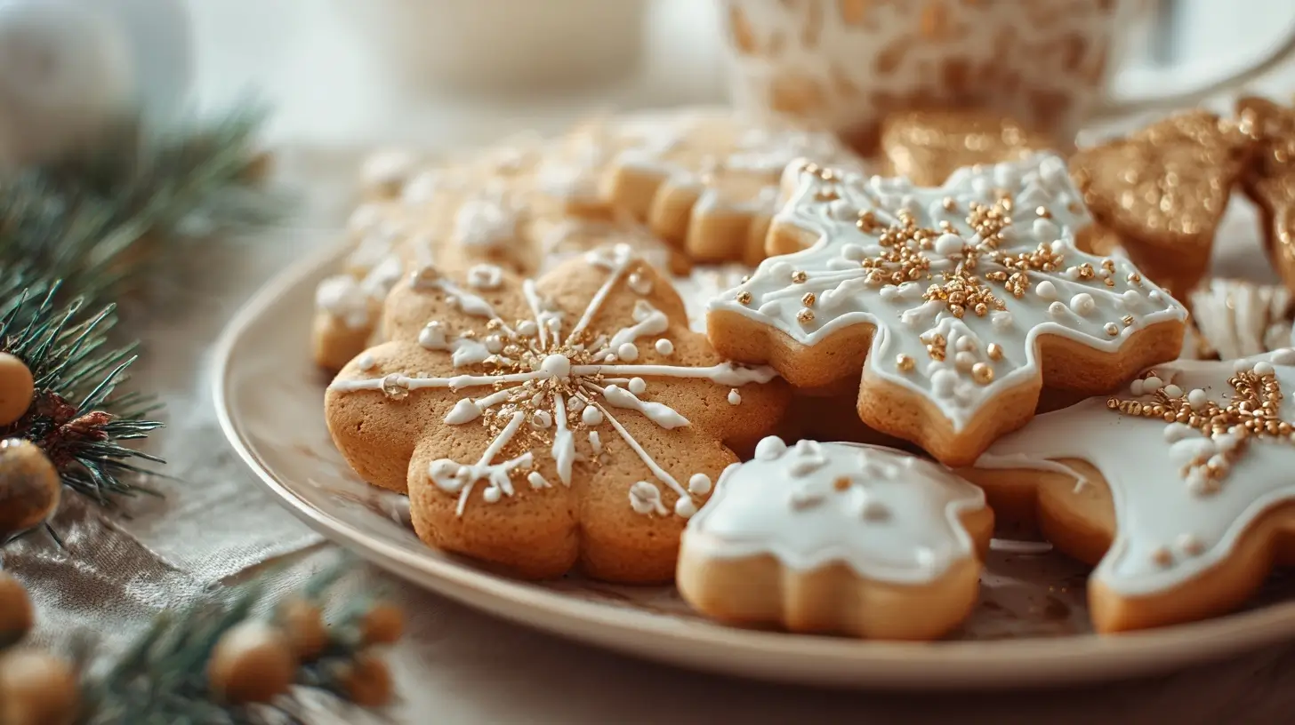 Leckere Weihnachtsplätzchen, die im Airfryer perfekt gebacken werden.
