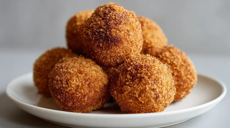 Saftige proteinreiche Bohnen-Bällchen aus dem Airfryer für eine gesunde Ernährung.