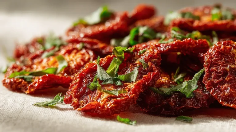 Leckere getrocknete Tomaten aus dem Airfryer, perfekt als Snack oder in Gerichten.
