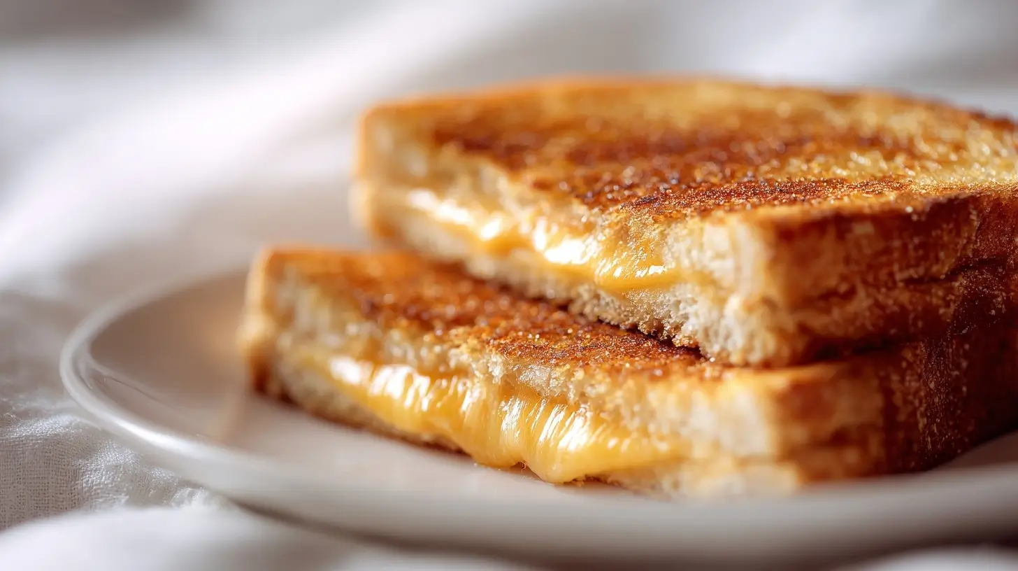 Leckerer Grillkäse im Airfryer, perfekt goldbraun und knusprig zubereitet.