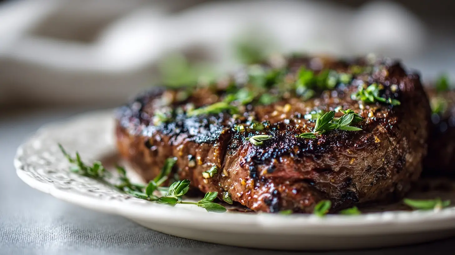 Saftige Leber, perfekt zubereitet im Airfryer für ein köstliches Abendessen.