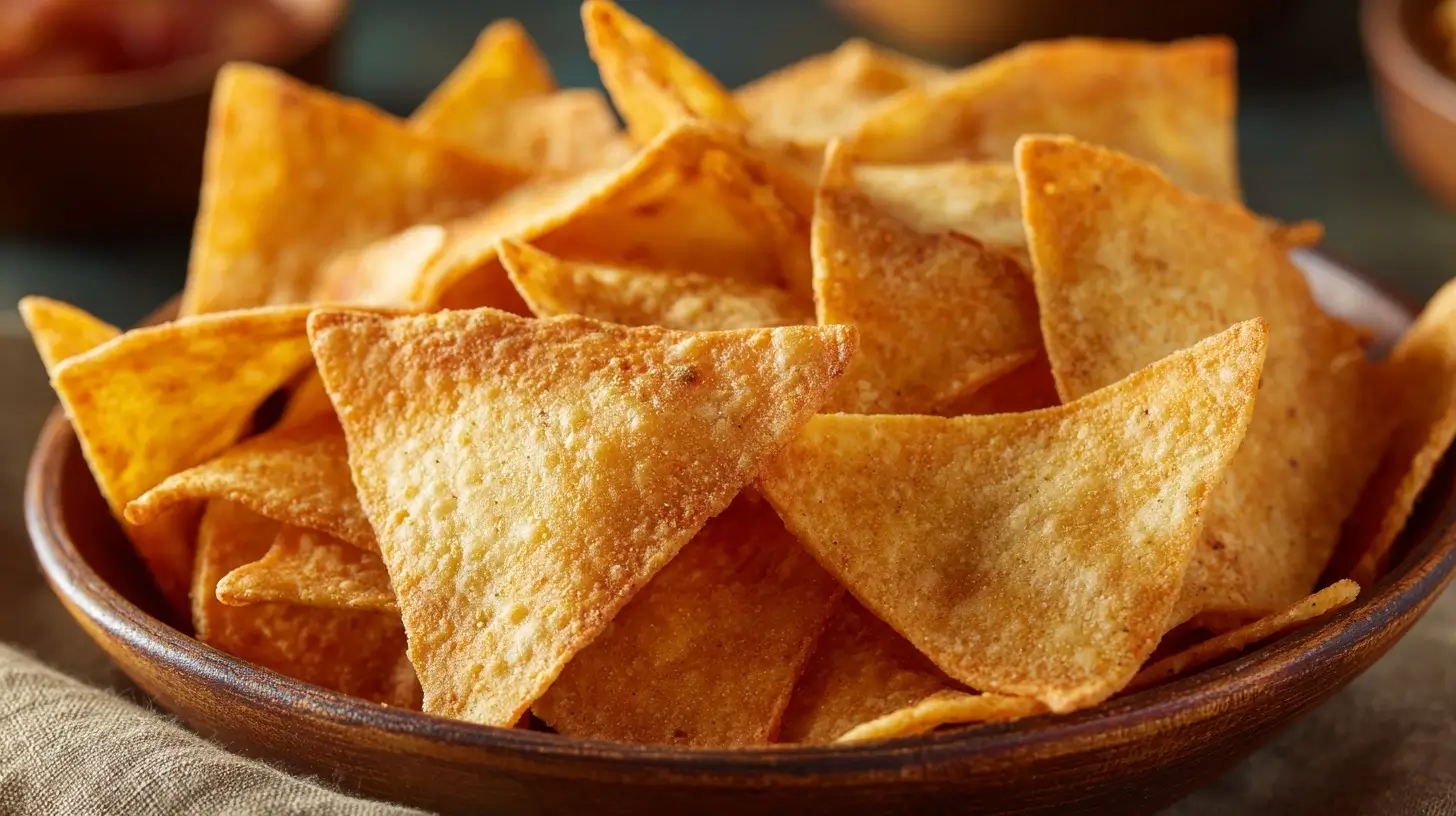 Knusprige Tortilla-Chips aus dem Airfryer für Genuss ohne Reue.