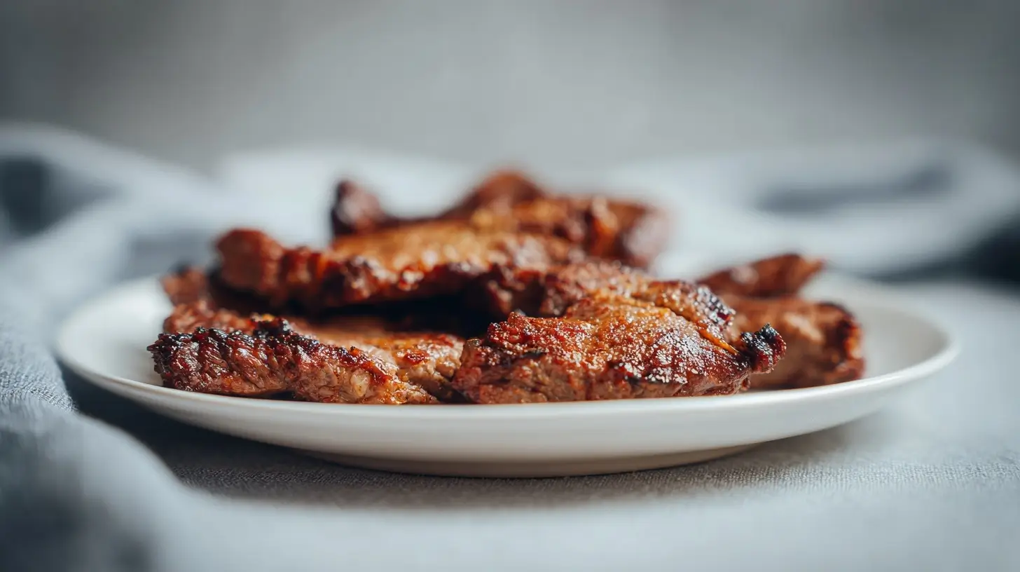Saftiges Fleisch, perfekt gebraten im Airfryer für eine gesunde Küche.