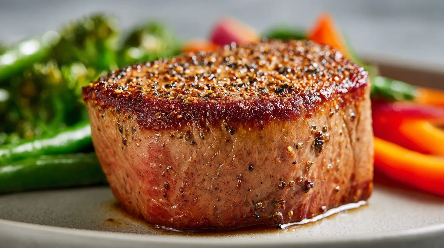 Saftiges Filet zubereitet im Airfryer für eine köstliche Mahlzeit.