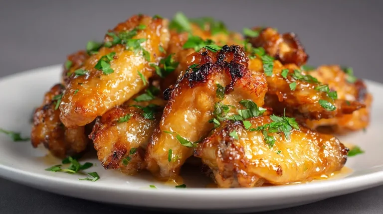 Knusprige Hähnchenflügel aus dem Ninja Airfryer, perfekt zubereitet und aromatisch.