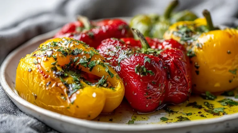 Leckere Paprikaschote aus dem Airfryer, perfekt gebraten und aromatisch.
