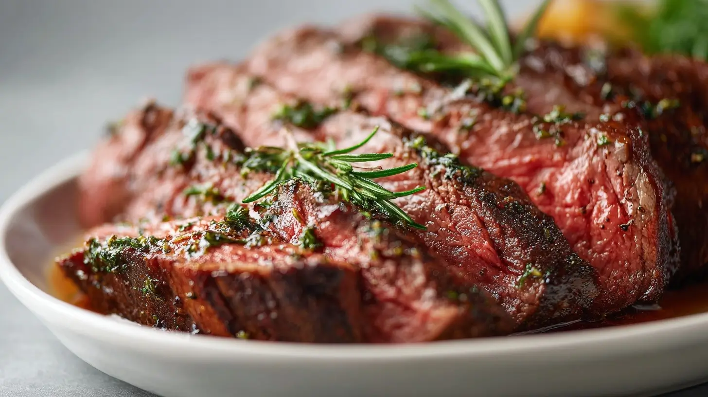Saftiges Roastbeef zubereitet im Airfryer XXL für perfektes Aroma.
