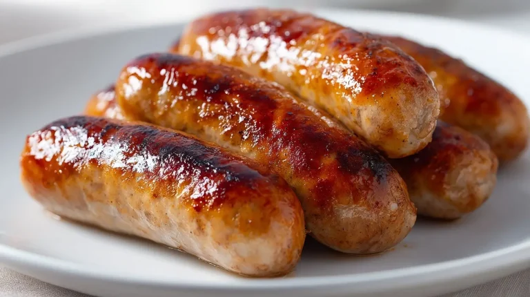Saftige Salsiccia aus dem Airfryer, perfekt knusprig und aromatisch zubereitet.