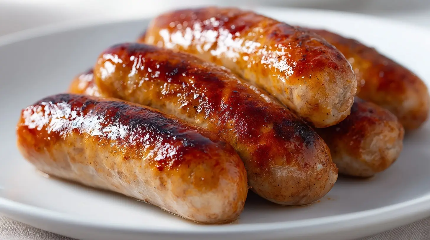 Saftige Salsiccia aus dem Airfryer, perfekt knusprig und aromatisch zubereitet.