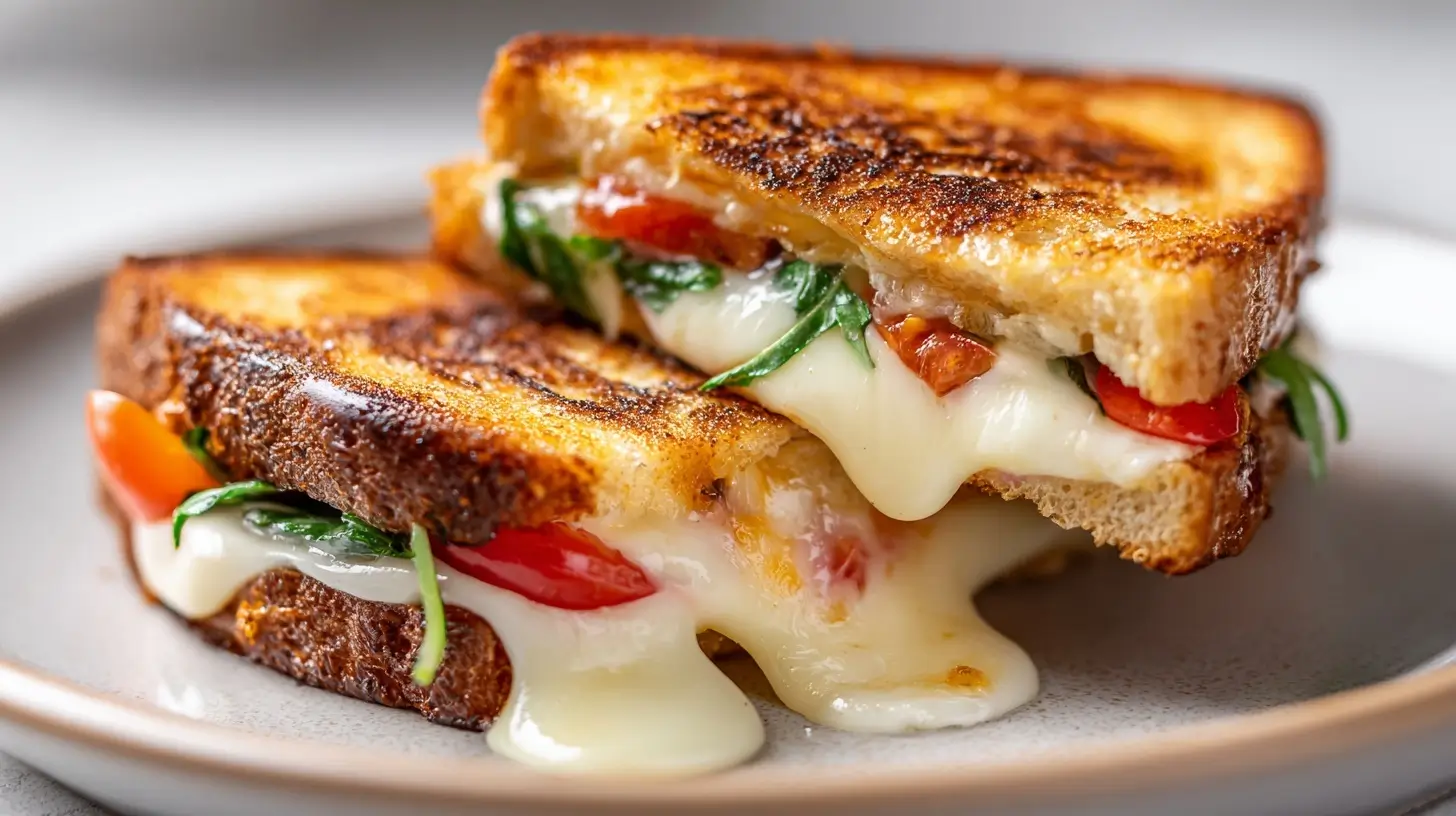 Leckere toasties, die im Airfryer knusprig zubereitet werden.