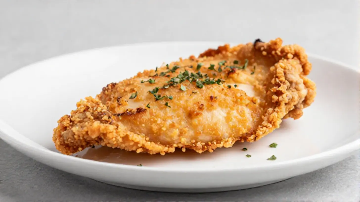 Saftige Hühnerbrust, perfekt zubereitet im Airfryer mit knuspriger Außenhaut und zartem Fleisch.