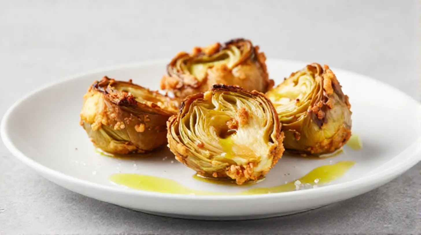 Leckere Artischocken aus dem Airfryer - einfach und gesund zubereitet.