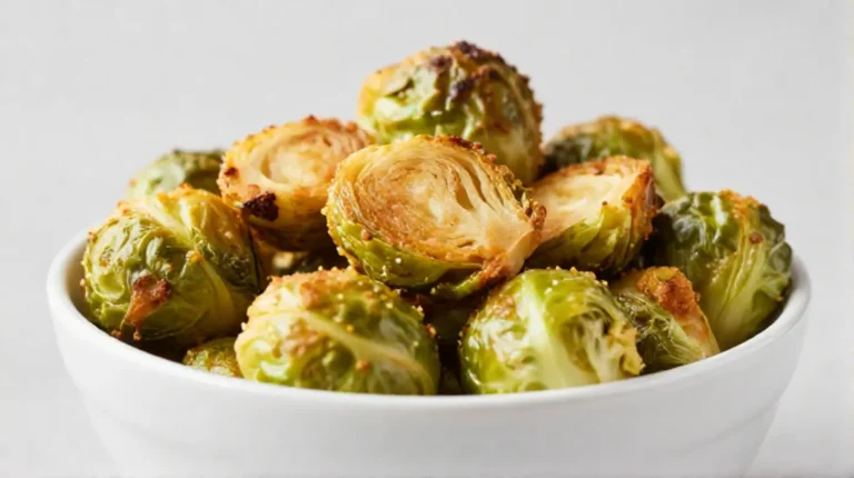 Köstliche Rosenkohl im Airfryer, perfekt knusprig und aromatisch zubereitet.