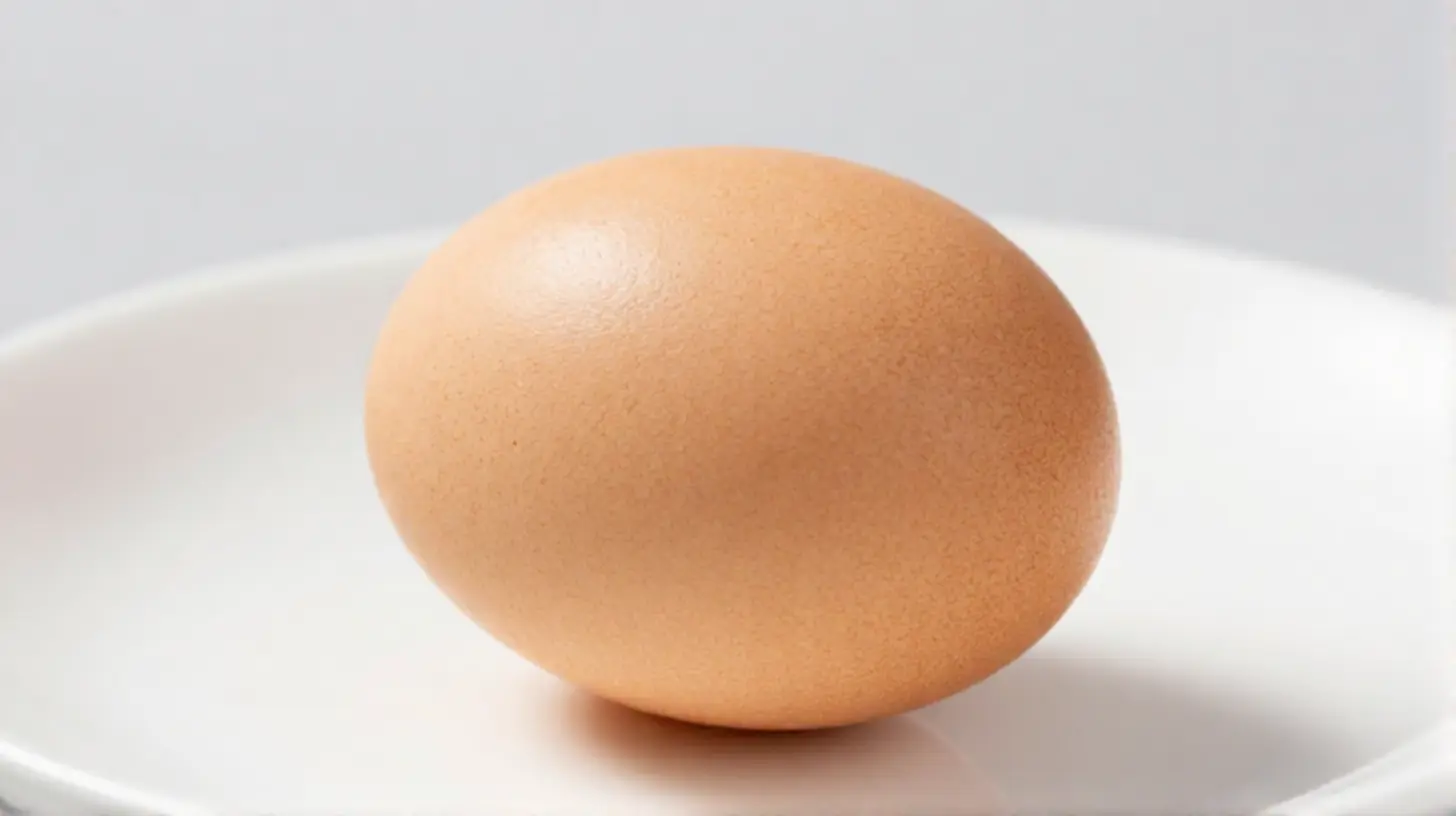 Perfekt gekochtes Ei im Airfryer für ein schnelles Frühstück.