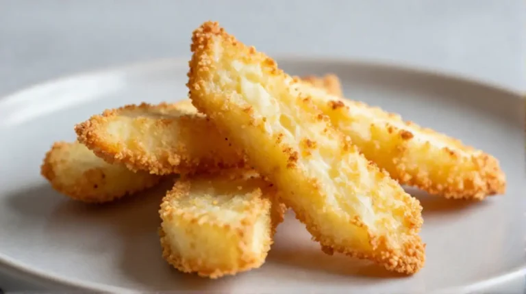 Leckerer Harzer Käse aus dem Airfryer, perfekt knusprig und aromatisch.