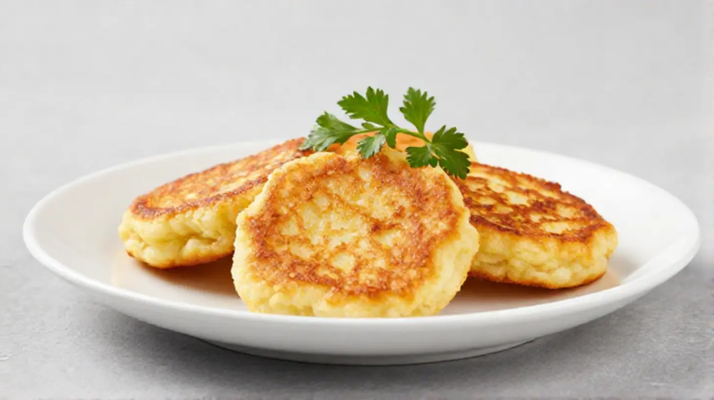 Leckere Hüttenkäsetaler aus dem Airfryer, perfekt für einen gesunden Snack.