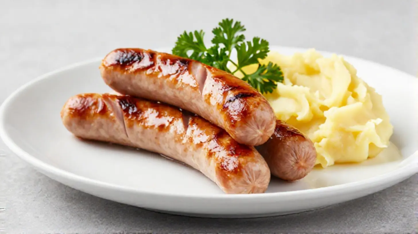 Leckere Nürnberger Würstchen, knusprig zubereitet im Airfryer für ein perfektes Ergebnis.