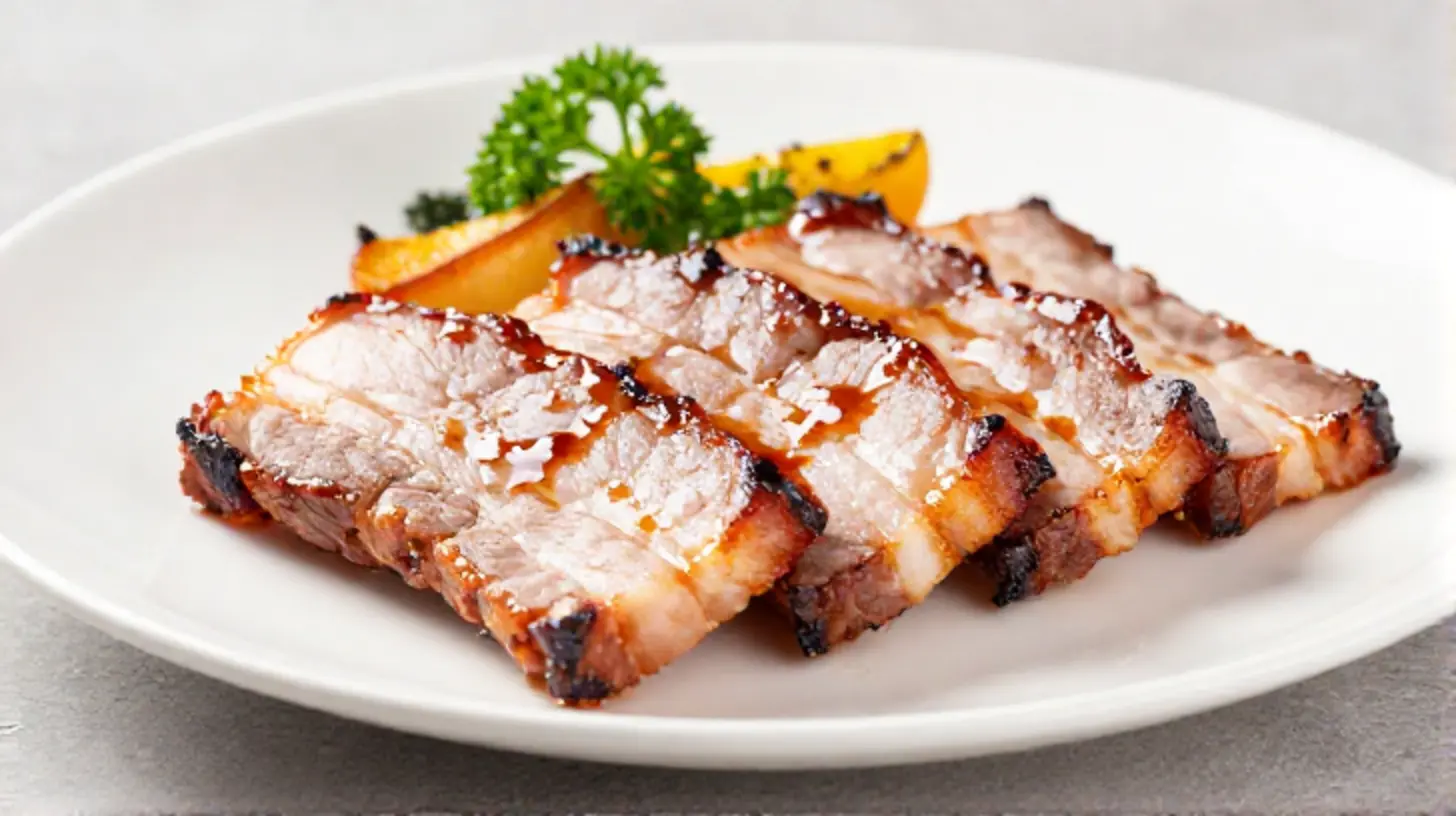 Zarter Rollbraten aus dem Airfryer perfekt zubereitet mit anschließendem knusprigen Außenrand.