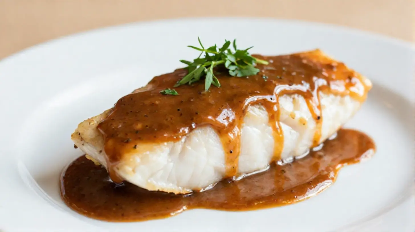 Leckeres Schlemmerfilet Bordelaise, das im Airfryer zubereitet wird, für knusprigen Genuss.