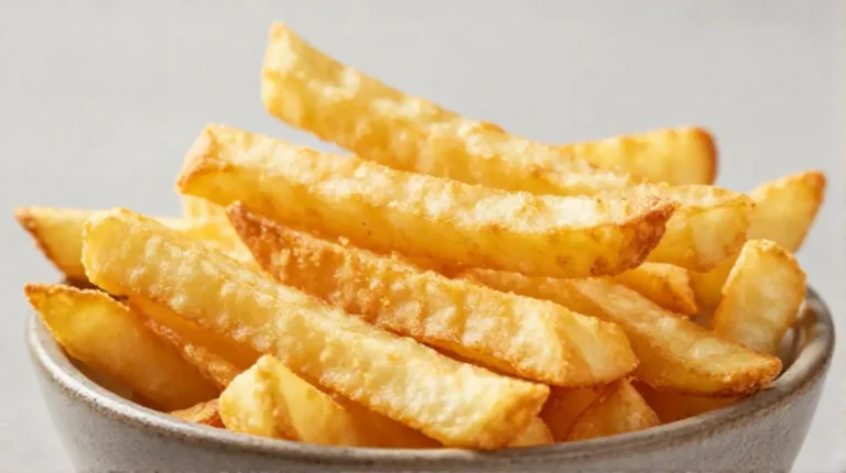 Krosse tiefkühl-pommes, perfekt zubereitet im Airfryer XXL für ein schnelles Abendessen.