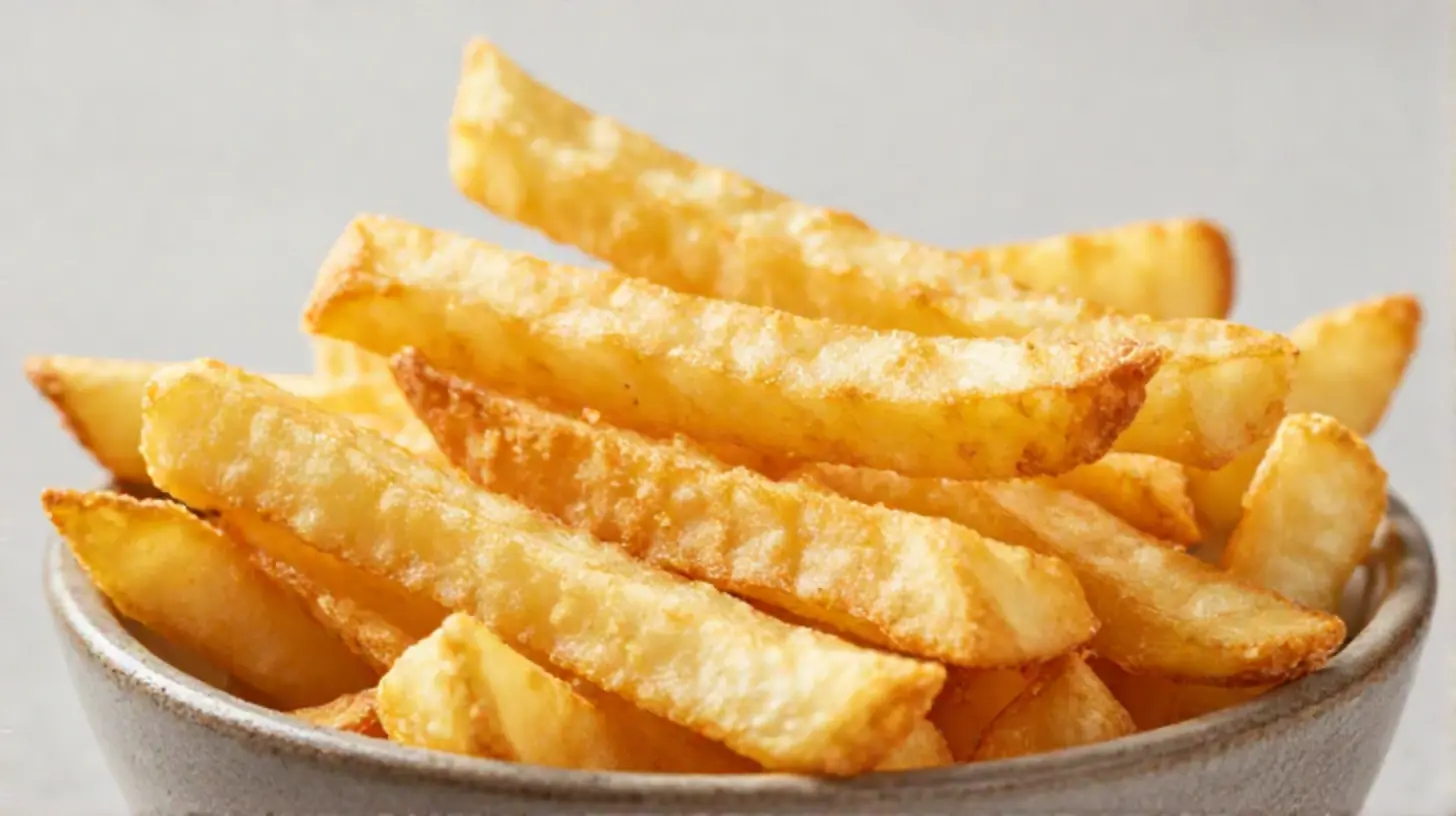 Krosse tiefkühl-pommes, perfekt zubereitet im Airfryer XXL für ein schnelles Abendessen.