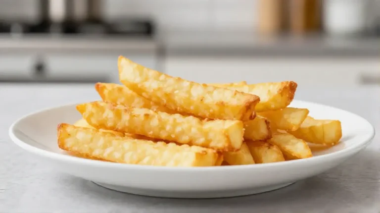 Knusprige TK Pommes frites, perfekt zubereitet im Airfryer für ein köstliches Erlebnis.