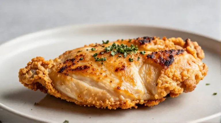 Saftige Hähnchenbrust perfekt zubereitet im Airfryer für ein schnelles Abendessen.