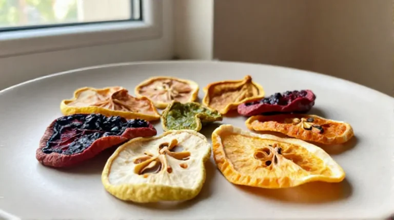 Leckeres Dörrobst im Airfryer, perfekt für einen gesunden Snack zwischendurch.