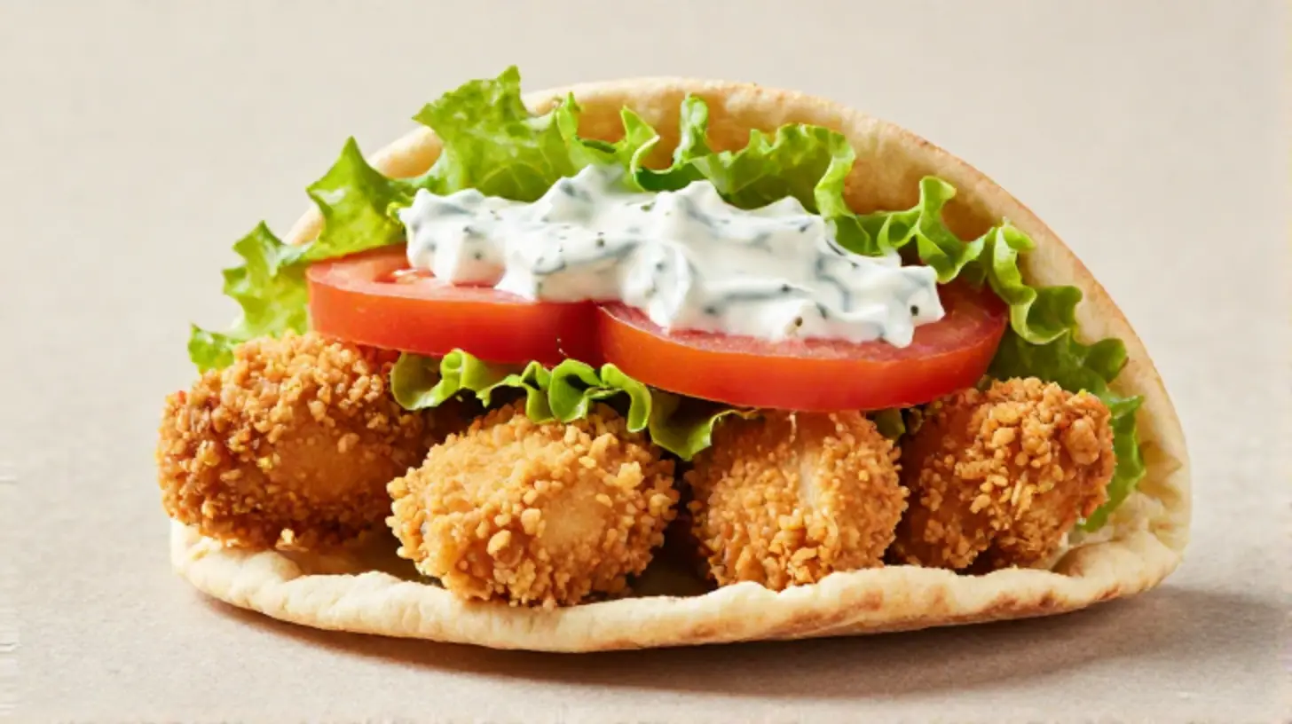 Leckeres Hähnchengyros aus dem Airfryer, perfekt zubereitet für ein saftiges Geschmackserlebnis.