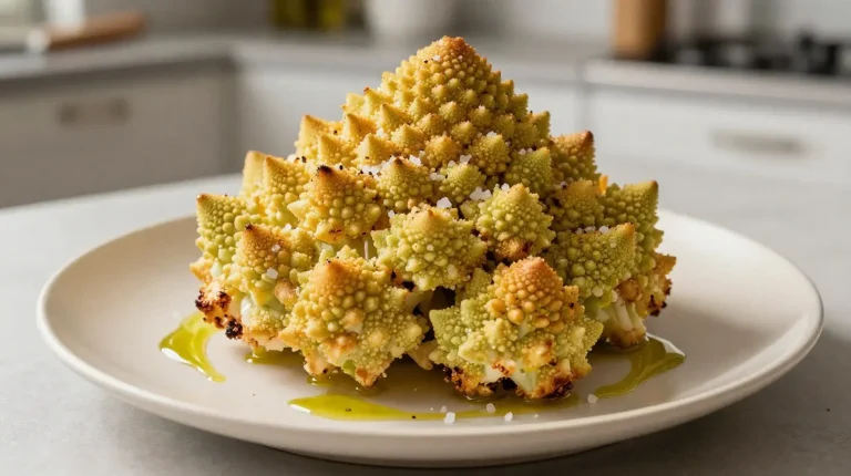 Leckerer Romanesco im Airfryer, perfekt knusprig und voller Geschmack.