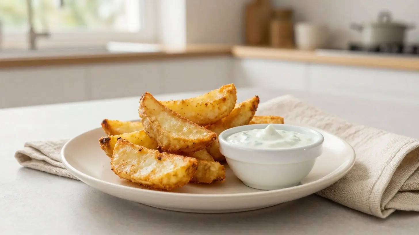 Leckere schnelle Snacks zubereitet mit dem Airfryer für gesunde Genussmomente.