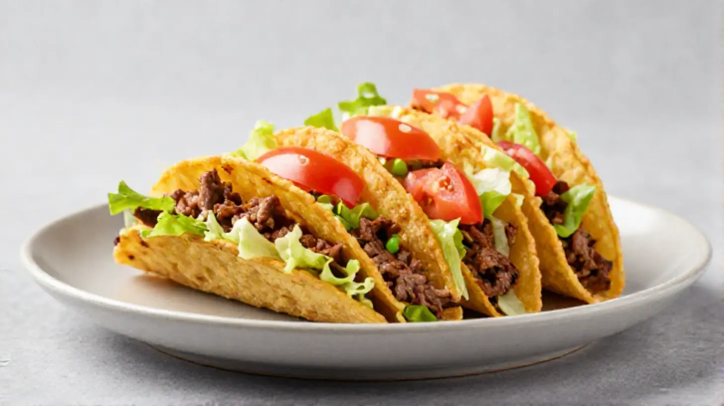 Leckere Tacos aus dem Airfryer für ein schnelles und einfaches Abendessen.