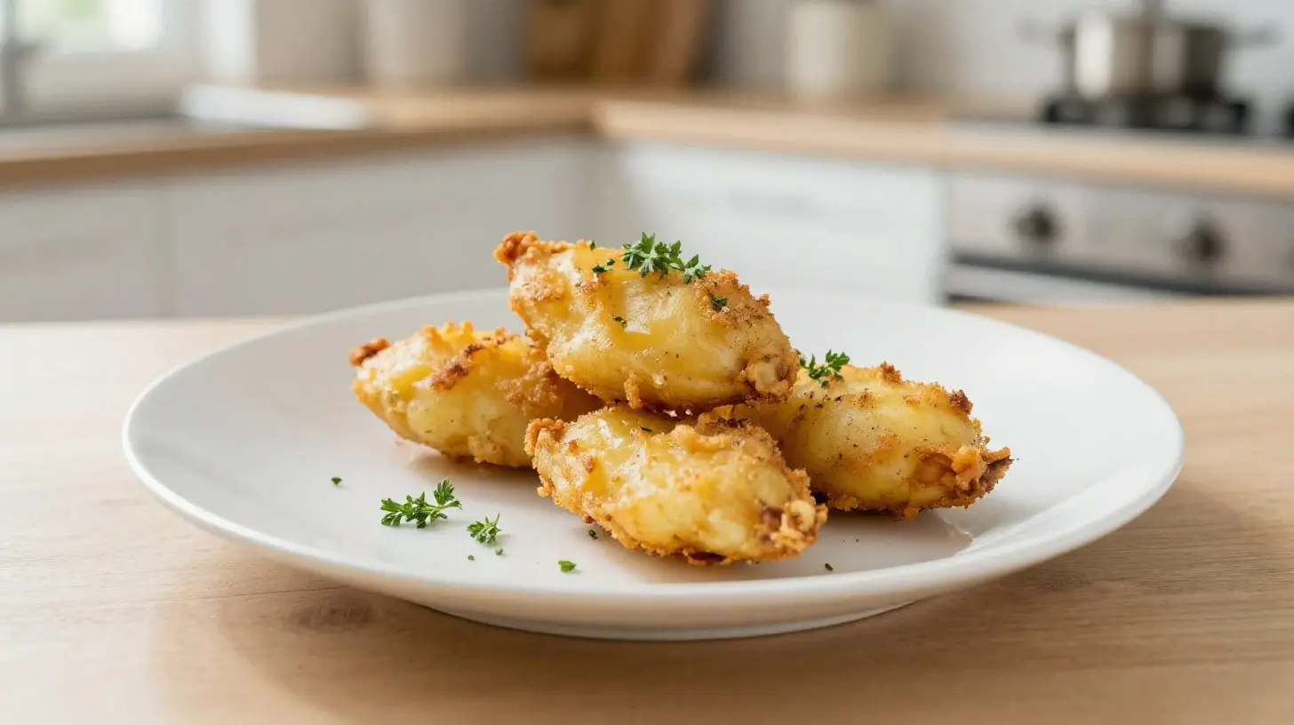 Leckere Topinambur aus der Heißluftfritteuse, knusprig und gesund zubereitet.