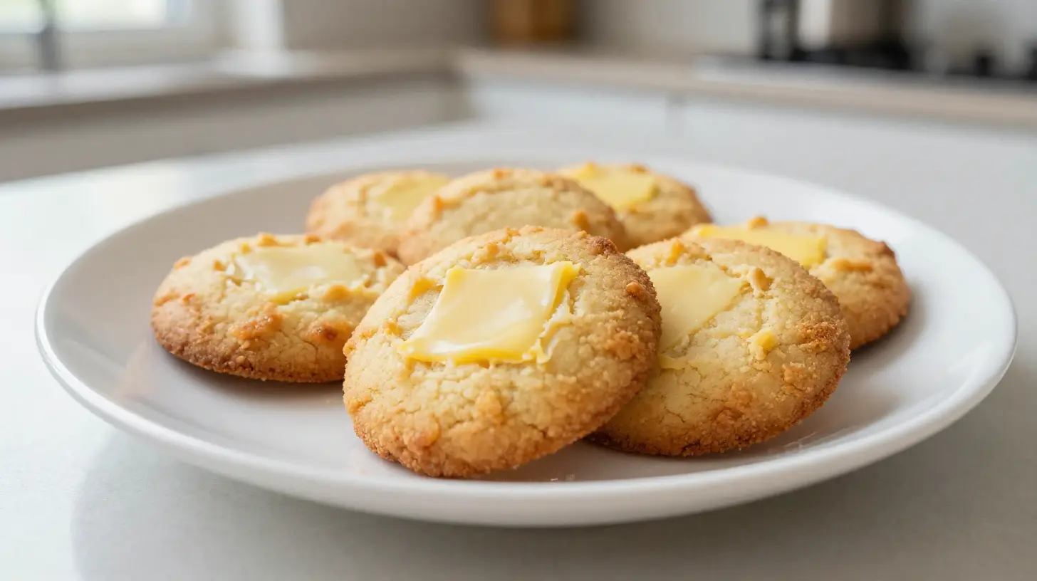 Traditionelle Butterplätzchen knusprig und aromatisch, perfekt zubereitet im Airfryer.