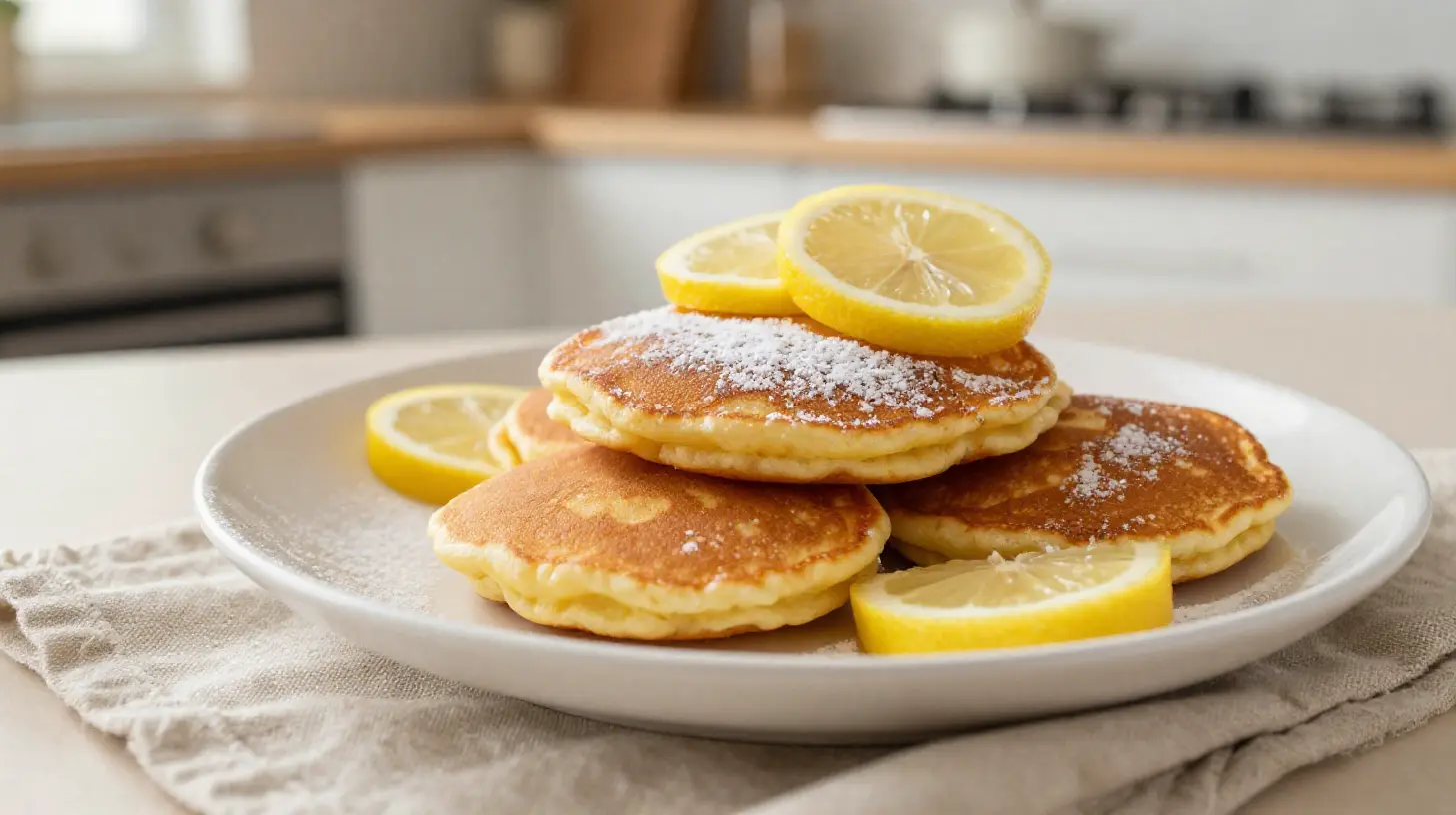 Leckere Holunderblüten-Pfannkuchen aus der Heißluftfritteuse, die perfekt für den Sommer sind.